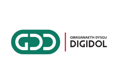 Gwasanaeth Dysgu Digidol logo